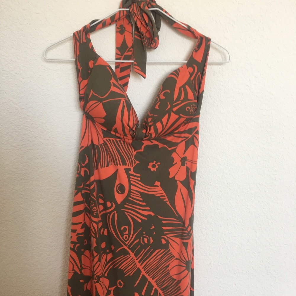 Tommy Bahamas Cotton Halter Sundress Size S